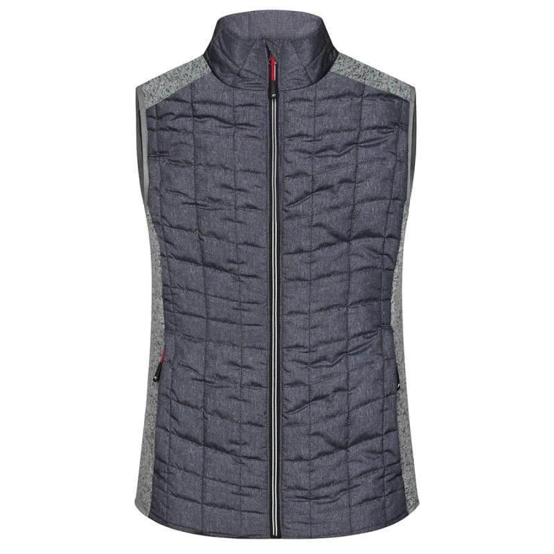 GILET-LADIES-HYBRID-Grigio chiaro